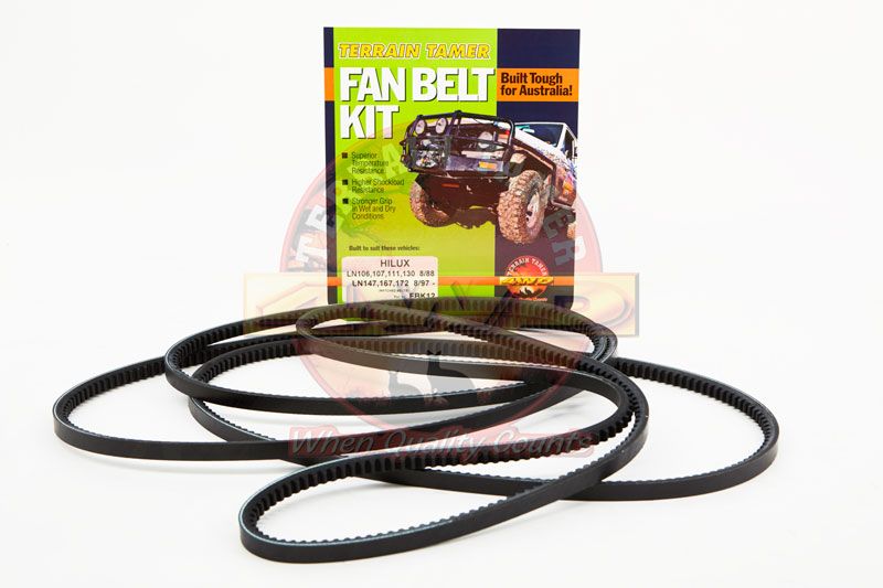 FAN BELT KIT FAN POWER STEERING &amp; A/C 4