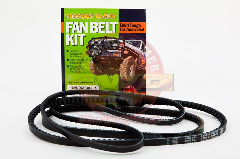 FAN BELT KIT FAN POWER STEERING &amp; A/C 7