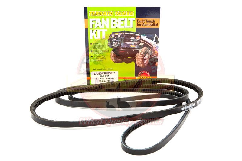 FAN BELT KIT FAN POWER STEERING &amp; A/C 12