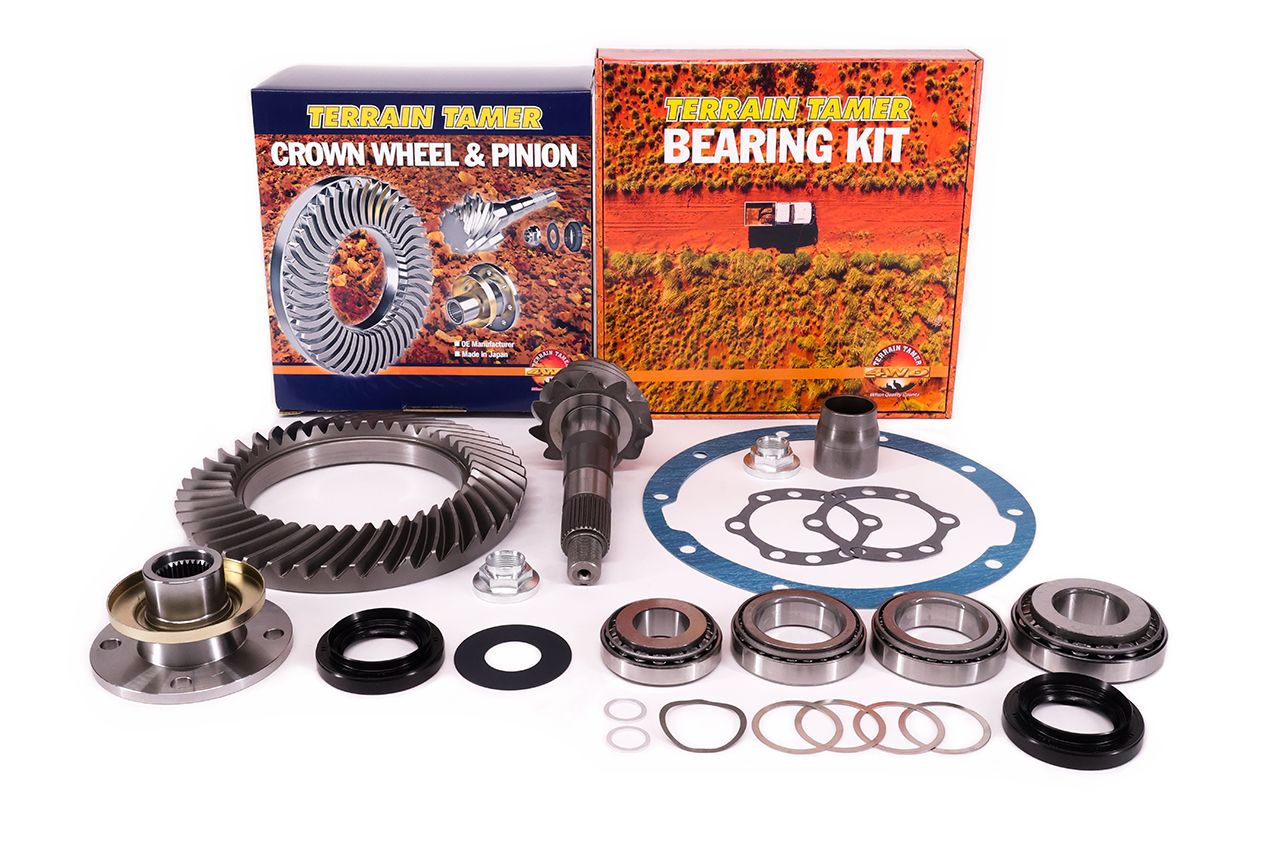 DIFF O/H KIT 3.9R REAR WITH SOLID SPACER CWP &amp; FLANGE