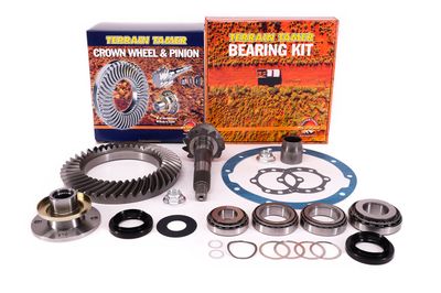 DIFF O/H KIT 3.9R REAR WITH SOLID SPACER CWP &amp; FLANGE