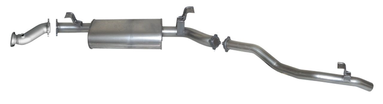 HI FLOW DPF BACK EXHAUST KIT 409 STAINLESS STEEL 3