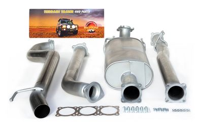 HI FLOW DPF BACK EXHAUST KIT 409 STAINLESS STEEL 4