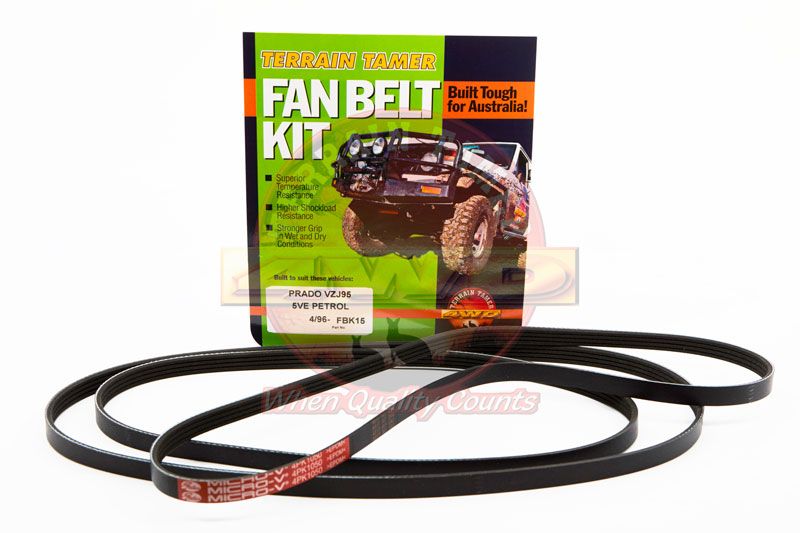 FAN BELT KIT FAN POWER STEERING &amp; A/C 5