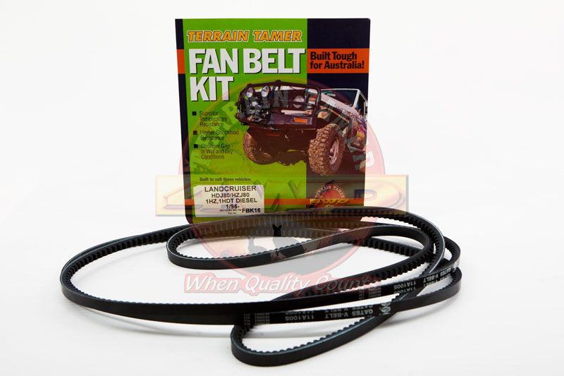 FAN BELT KIT FAN &amp; A/C 3
