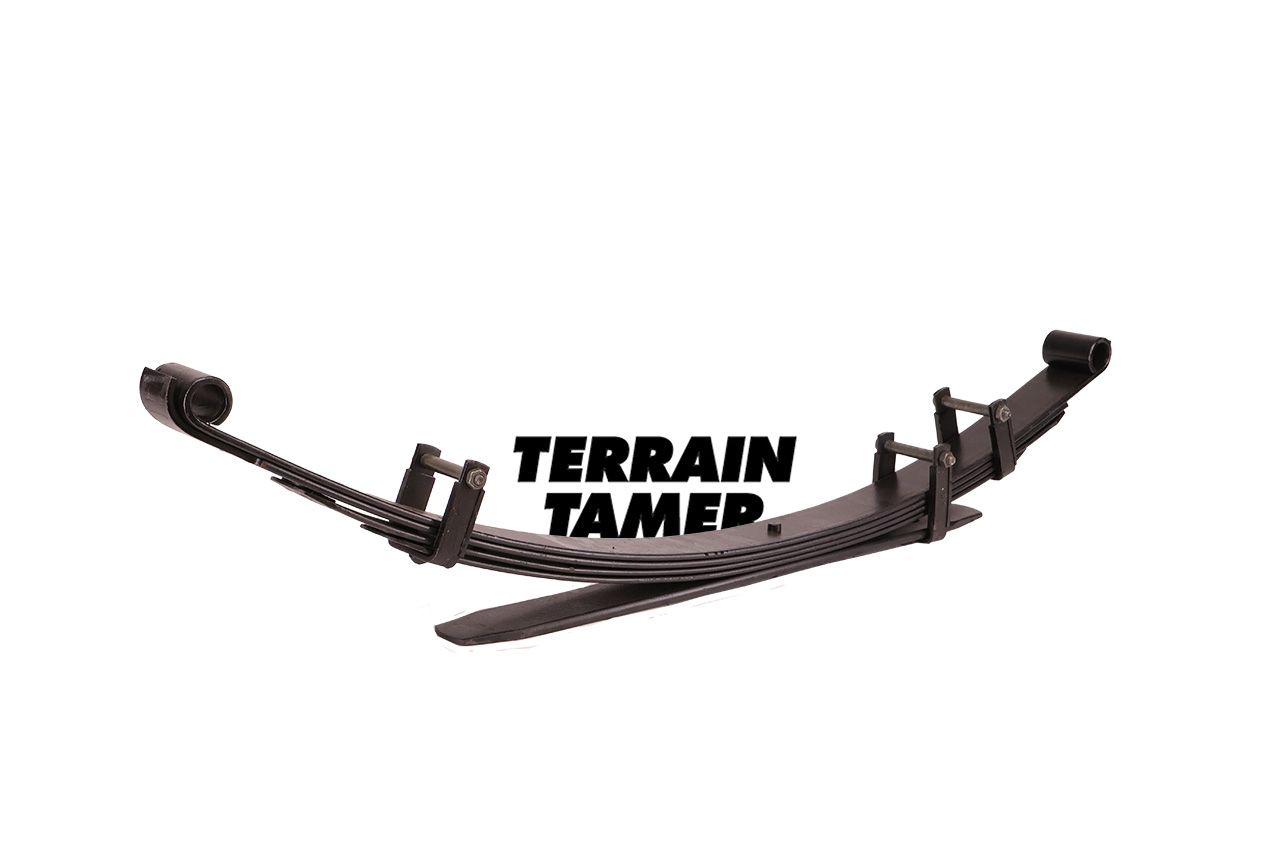 LEAF SPRING REAR RAISED 40MM TO 150KG HEAVY DUTY 1