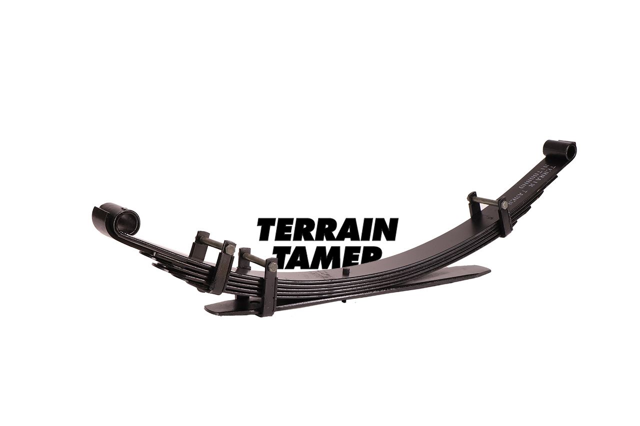 LEAF SPRING REAR RAISED 40MM TO 250KG HEAVY DUTY 1