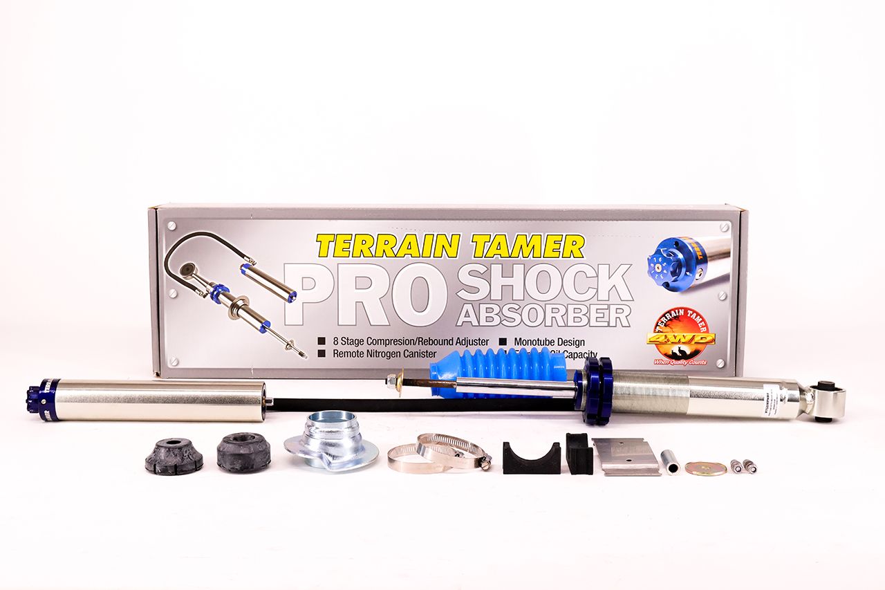 SHOCK ABSORBER FRT MONOTUBE WITH REMOTE RESERVOIR 40MM LIFT 4