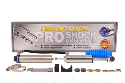 SHOCK ABSORBER FRT MONOTUBE WITH REMOTE RESERVOIR 45MM LIFT