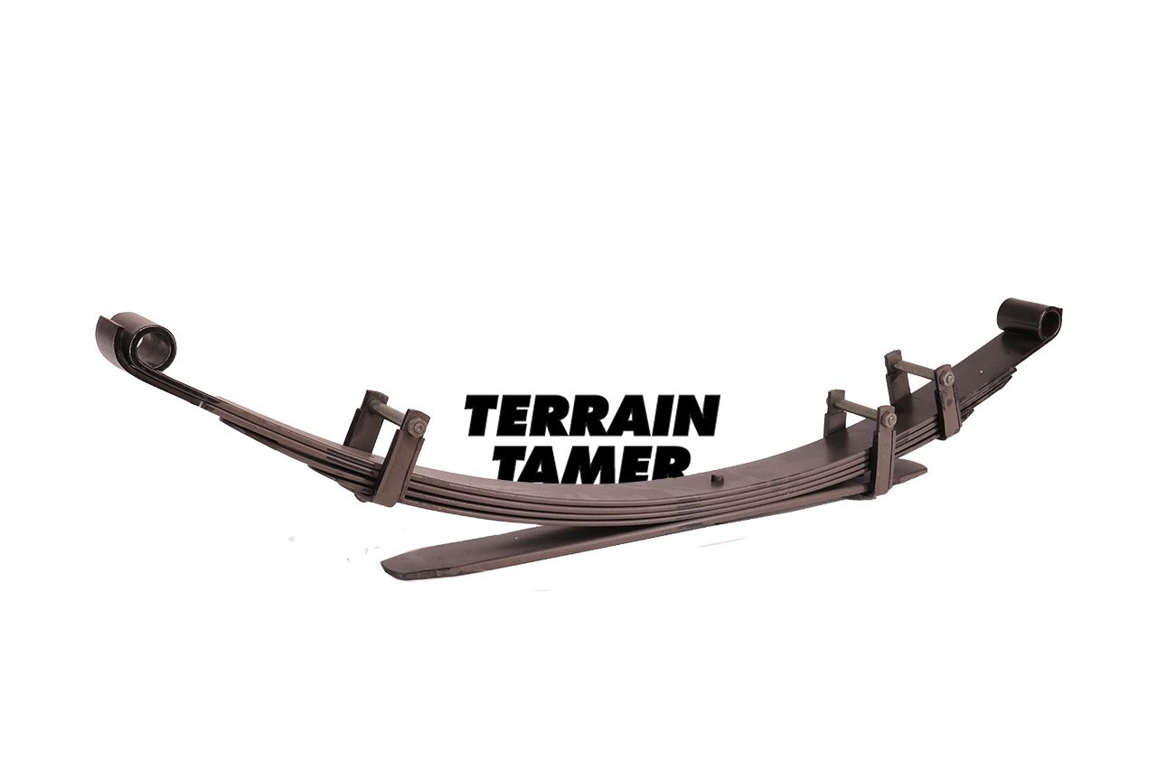 LEAF SPRING REAR RAISED 40MM TO 150KG HEAVY DUTY 2
