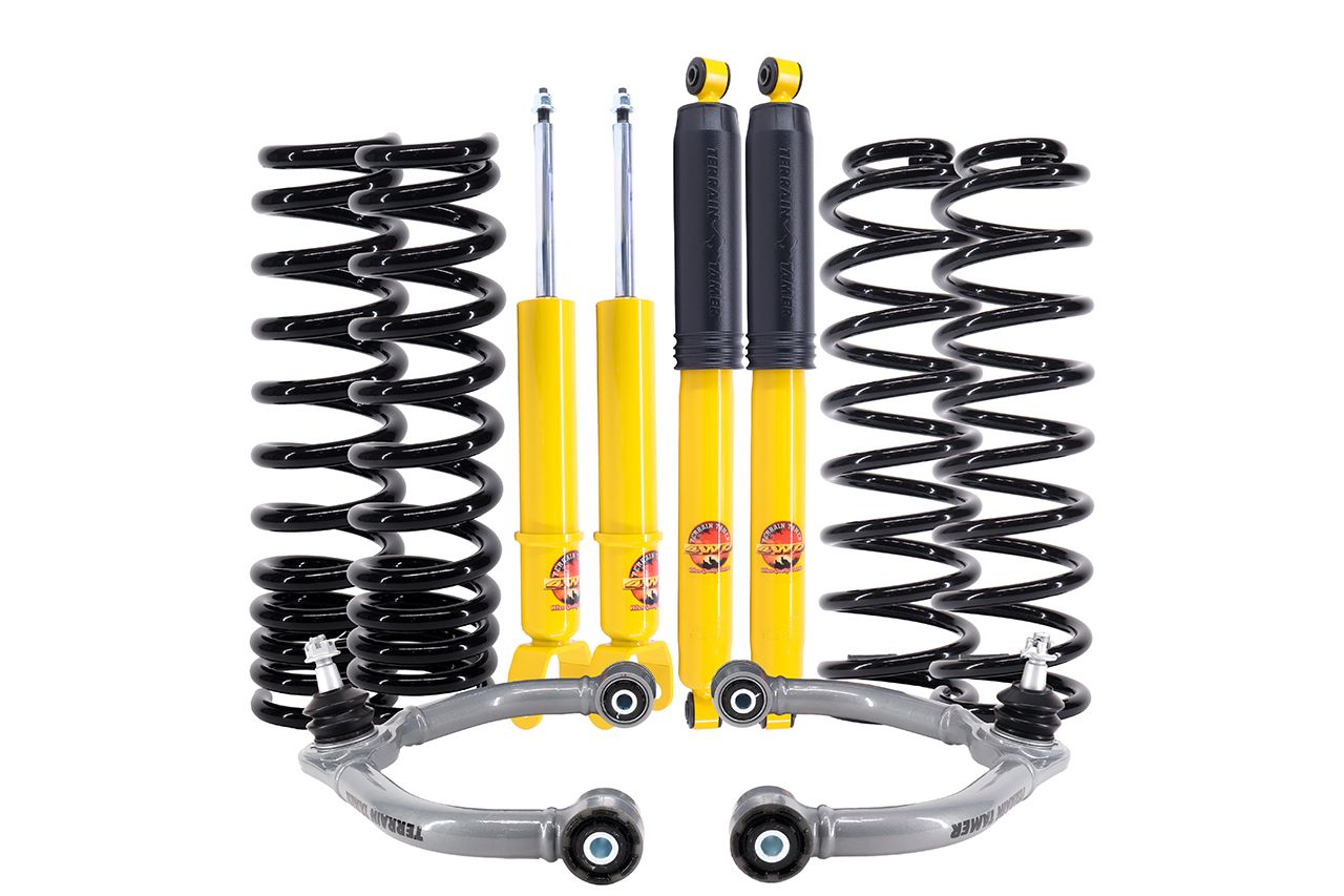 SUSP.KIT INC SHOCKS COIL SPRINGS &amp; UPPER CONTROL ARMS 1