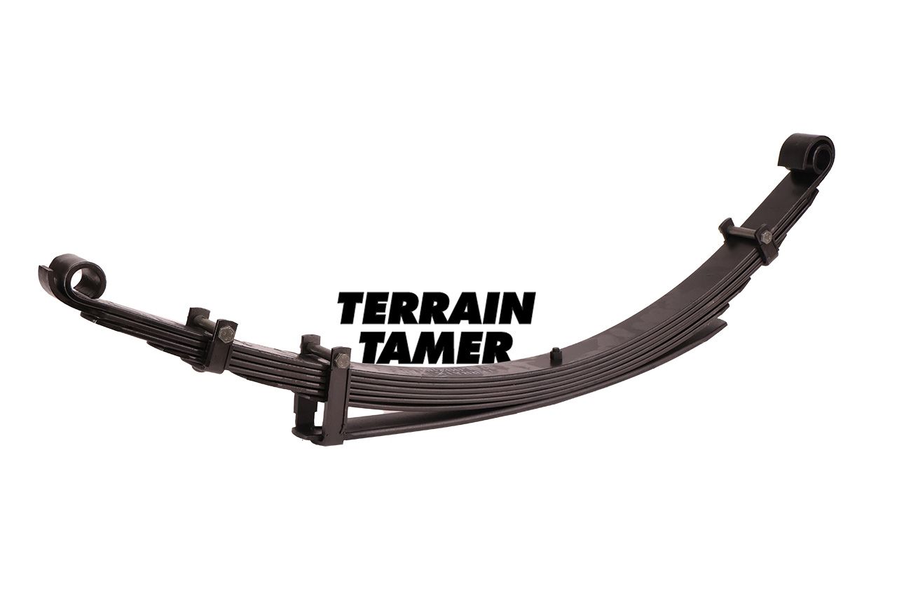 LEAF SPRING REAR RAISED 50MM TO 300KG HEAVY DUTY 1