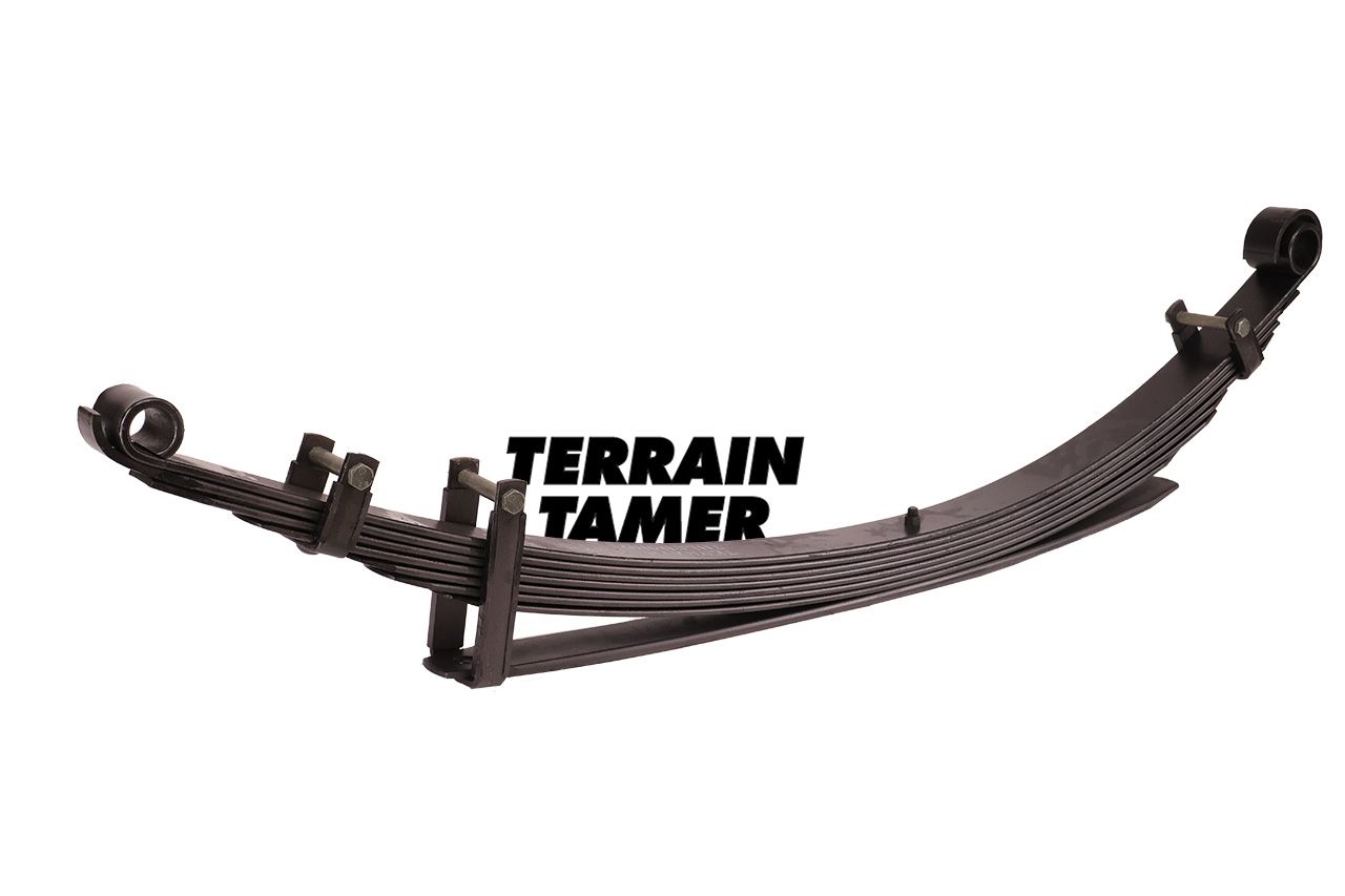 LEAF SPRING REAR RAISED 40MM TO 250KG HEAVY DUTY 2