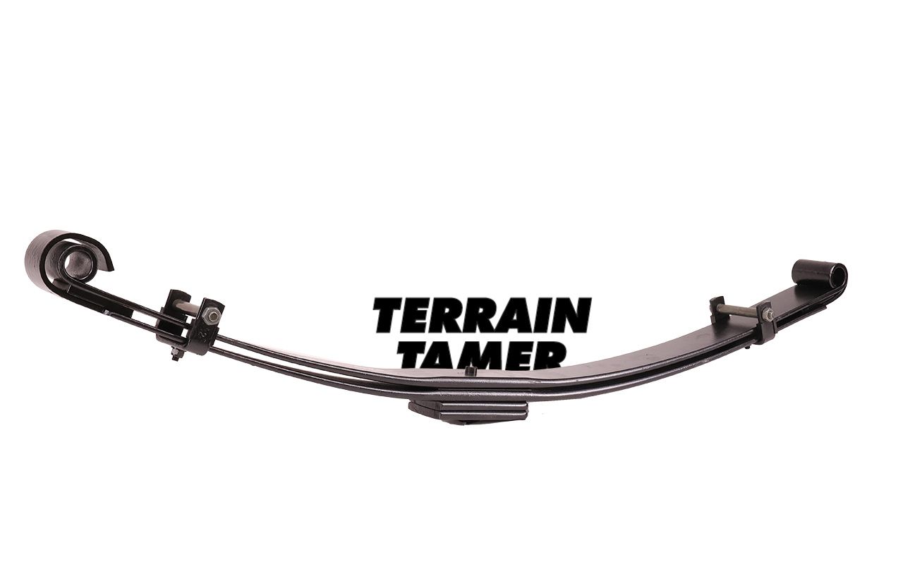 LEAF SPRING FRONT PARABOLIC RAISED 50MM 0-100KG 1