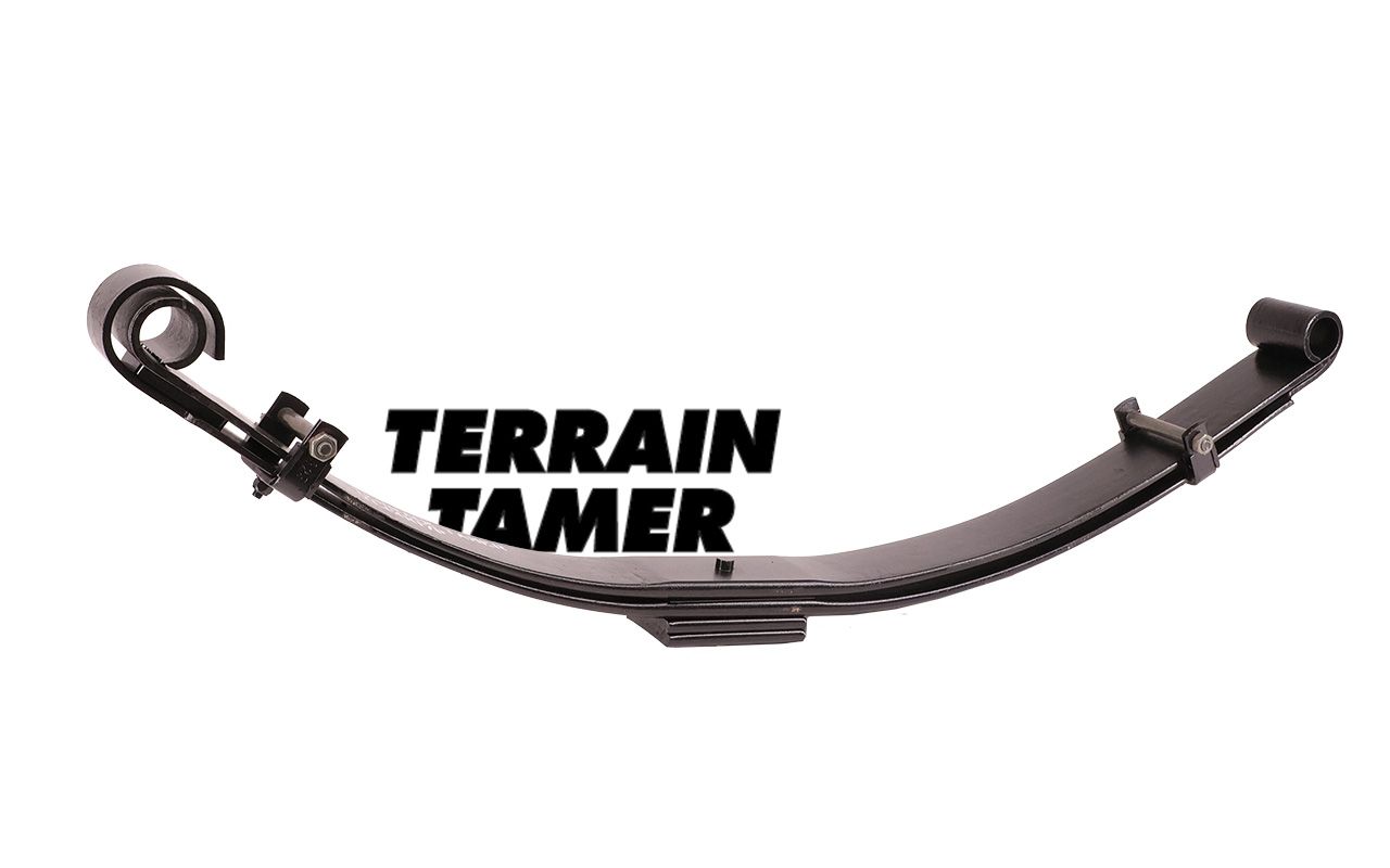 LEAF SPRING FRONT PARABOLIC RAISED 50MM 0-100KG 3