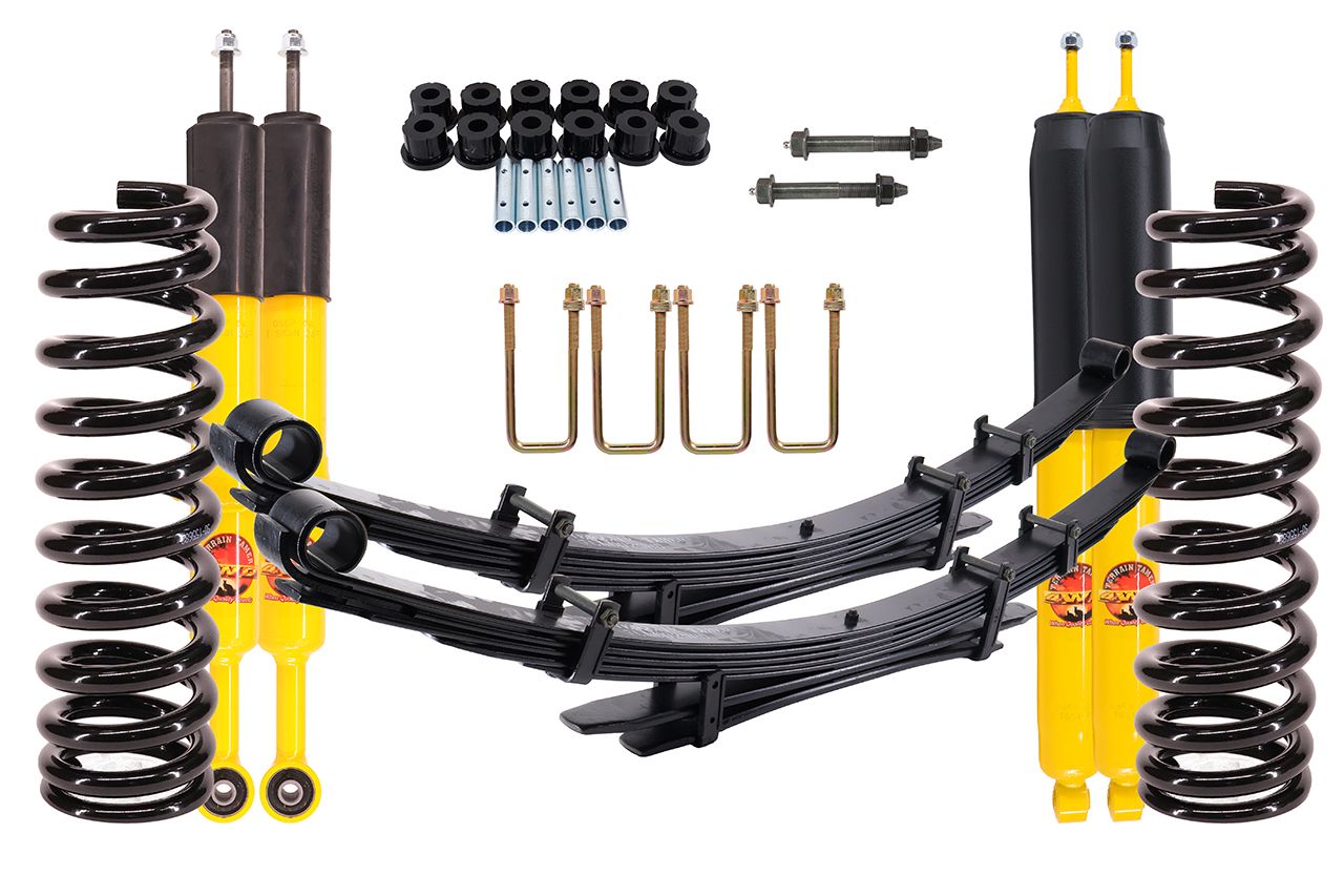 SUSPENSION KIT INC.SHOCKS SPRINGS BUSHES PINS U-BOLTS 2