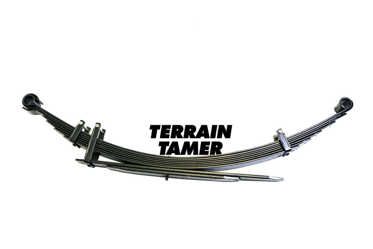 LEAF SPRING REAR RAISED 50MM TO 200KG COMFORT 2