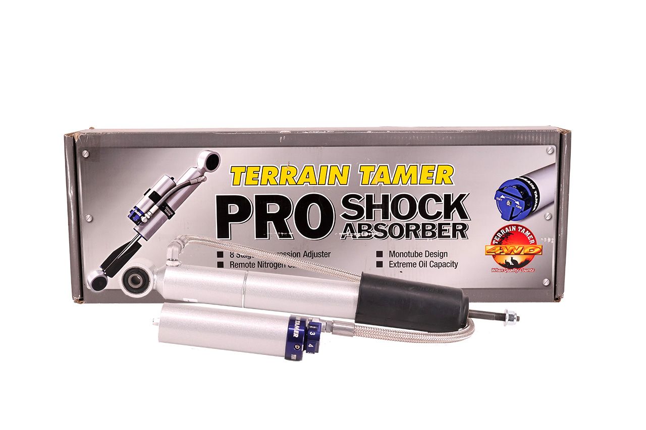 SHOCK ABSORBER FRT PAIR REMOTE RES 8 STAGE ADJUST 40MM LIFT 29