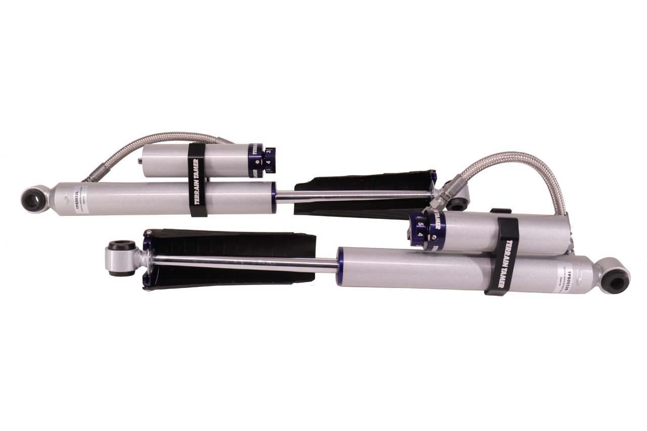 SHOCK ABSORBER REAR PAIR REMOTE RES 8 STAGE ADJUST 50MM LIFT 1