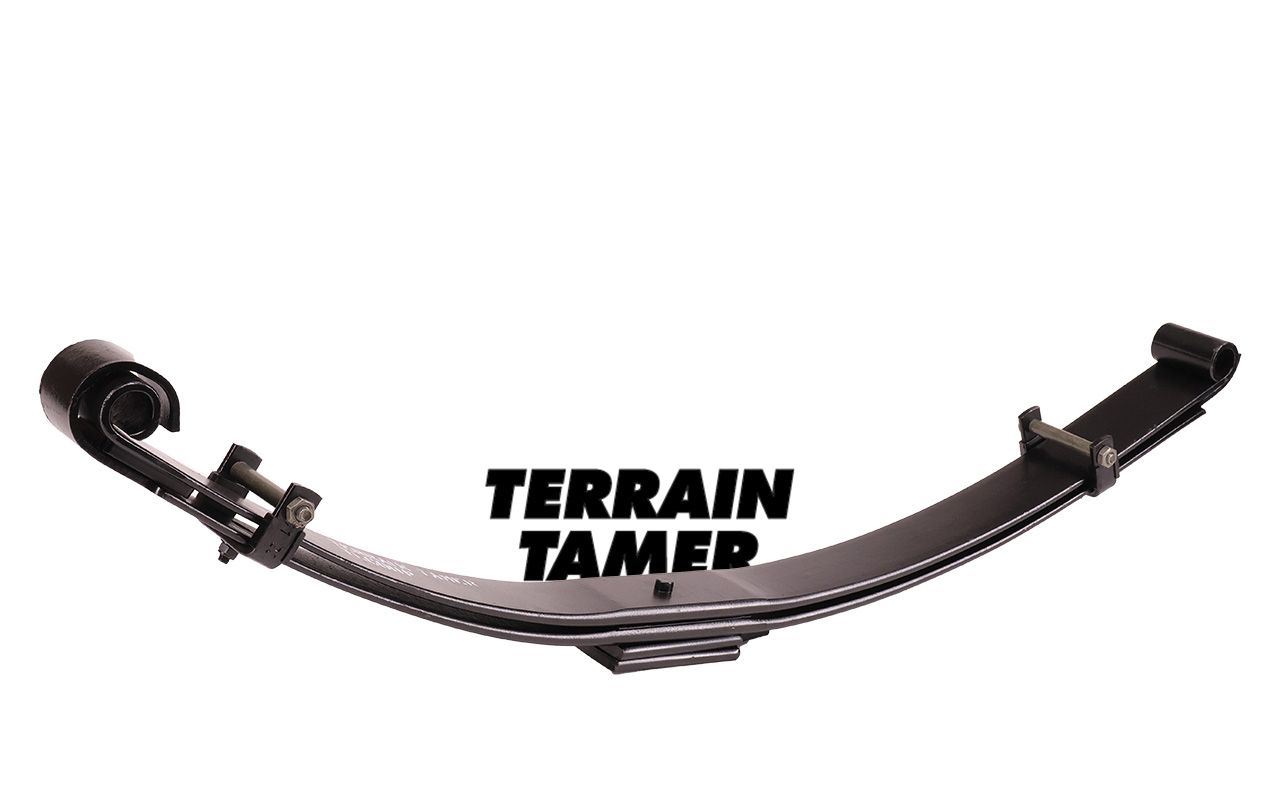 LEAF SPRING FRONT PARABOLIC RAISED 50MM 0-100KG 4