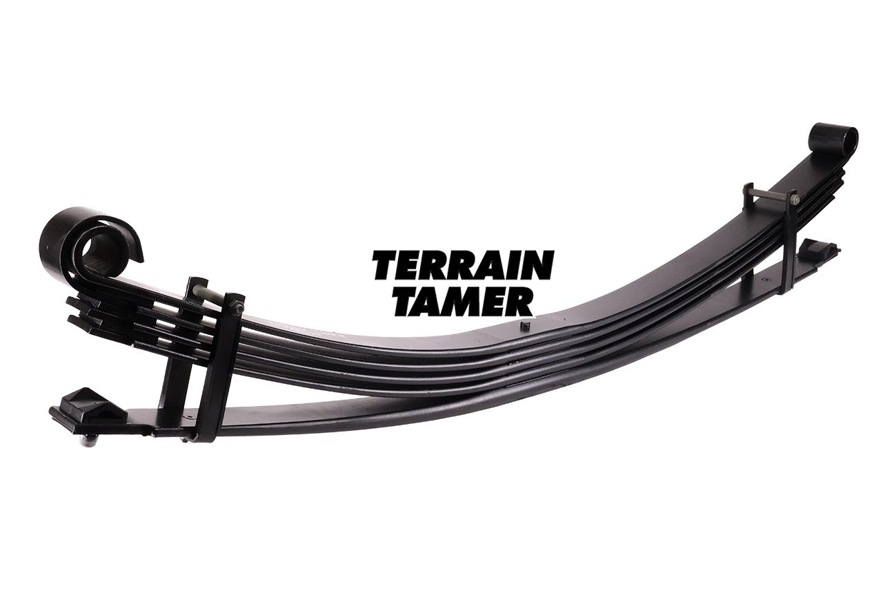 LEAF SPRING REAR FORTIFIED PARABOLIC RAISED 50MM 700KG PLUS 1