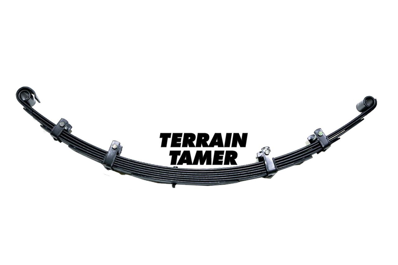 LEAF SPRING REAR RAISED 50MM -80KG 25MM LONGER MAIN LEAF