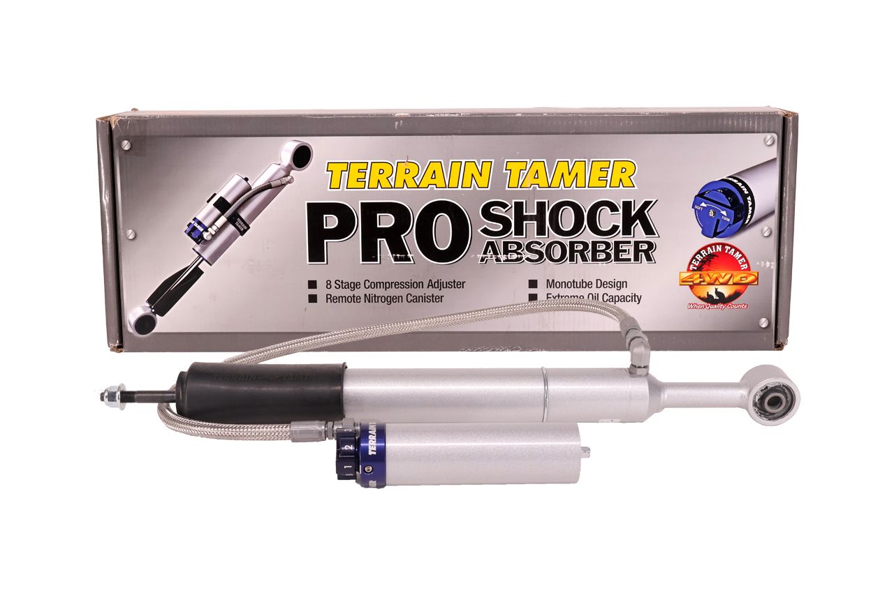 SHOCK ABSORBER FRT PAIR REMOTE RES 8 STAGE ADJUST 40MM LIFT 12