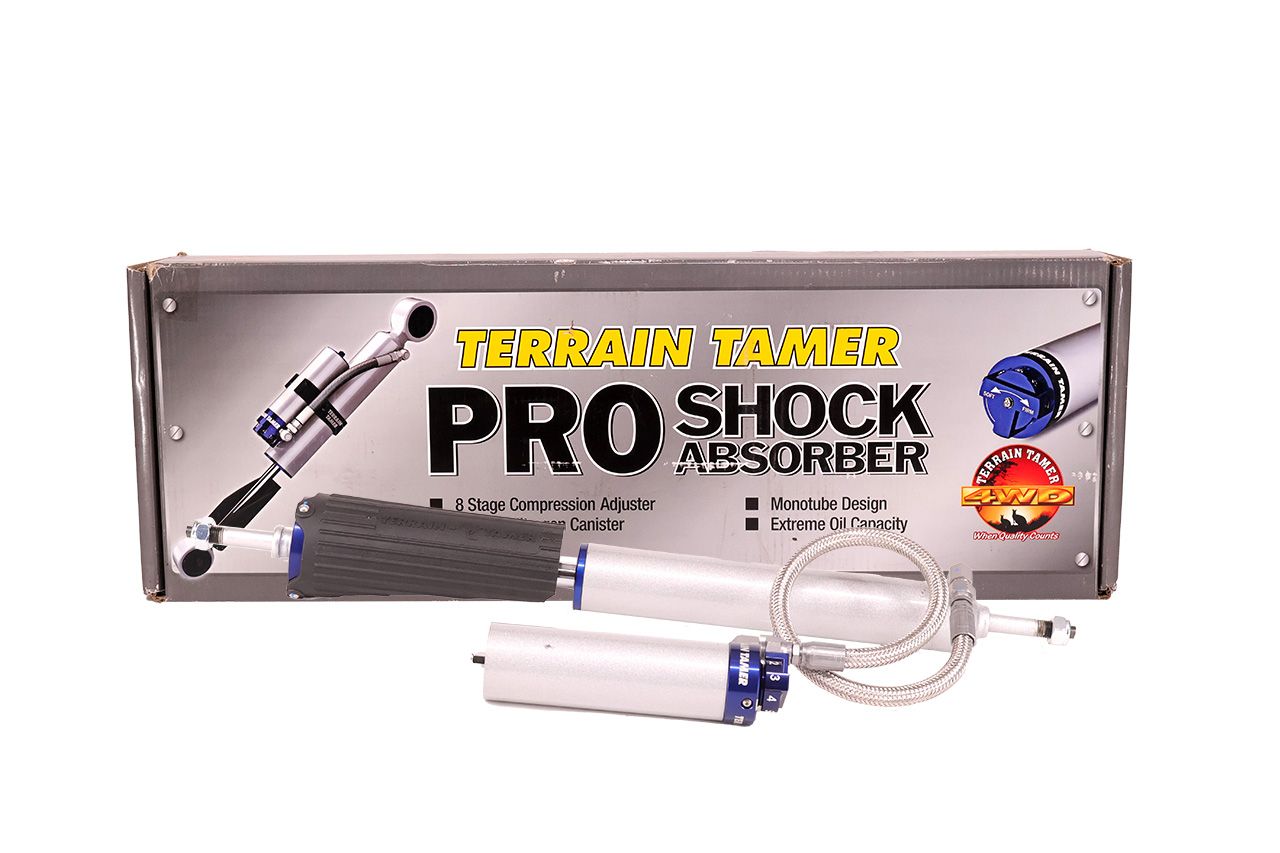 SHOCK ABSORBER FRT PAIR REMOTE RES 8 STAGE ADJUST 50MM LIFT 1