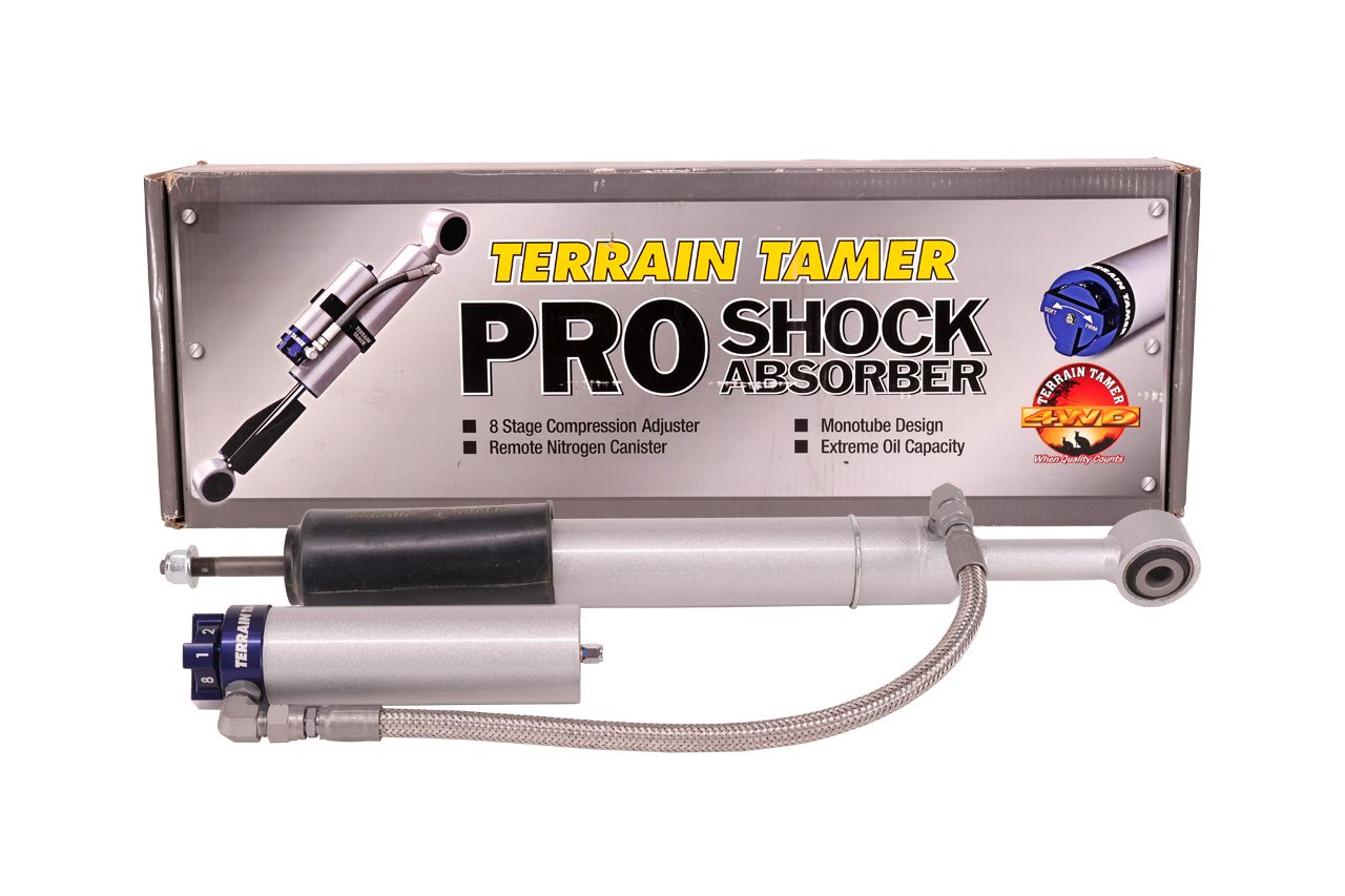 SHOCK ABSORBER FRT PAIR REMOTE RES 8 STAGE ADJUST 40MM LIFT 6
