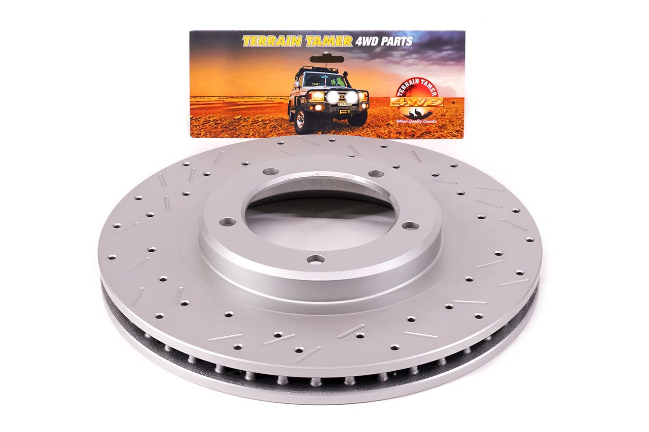 SLOTTED AND DIMPLED ROTOR SUIT FRONT TTBBK07 &amp; TTBBK008 KIT