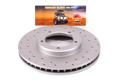 SLOTTED AND DIMPLED ROTOR SUIT FRONT TTBBK07 &amp; TTBBK008 KIT