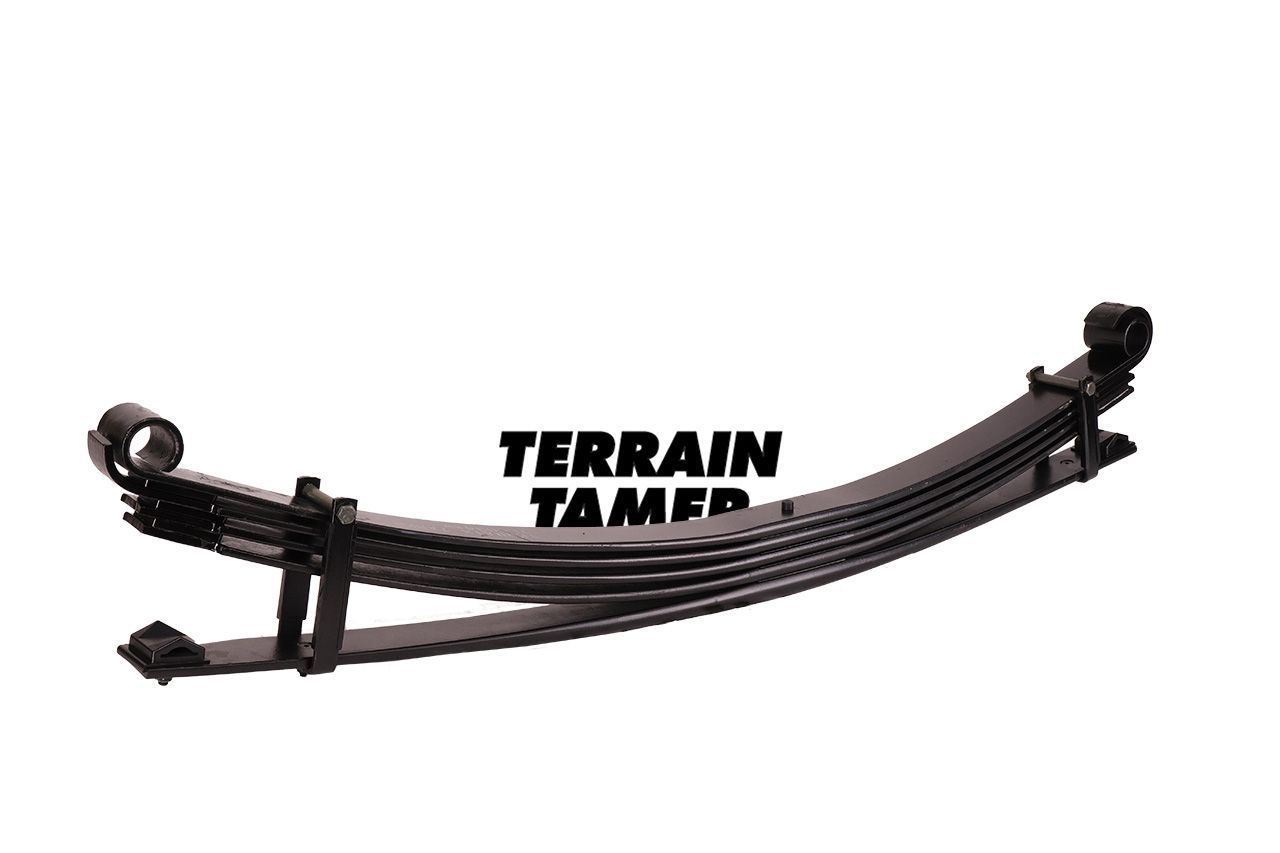 LEAF SPRING REAR FORTIFIED PARABOLIC RAISED 50MM 700KG PLUS 2