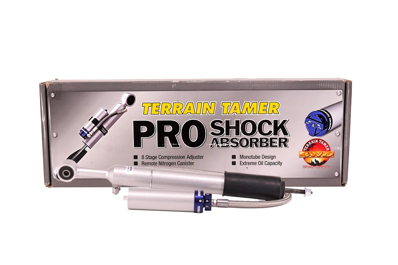 SHOCK ABSORBER FRT PAIR REMOTE RES 8 STAGE ADJUST 40MM LIFT 27