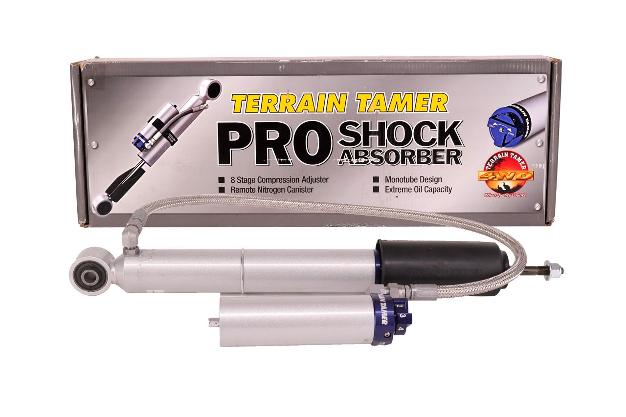 SHOCK ABSORBER FRT PAIR REMOTE RES 8 STAGE ADJUST 40MM LIFT 3