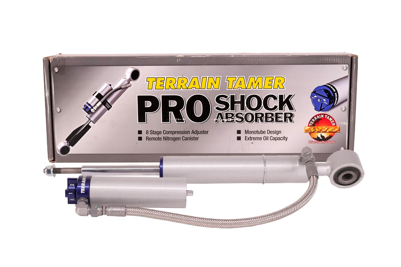 SHOCK ABSORBER FRT PAIR REMOTE RES 8 STAGE ADJUST 50MM LIFT