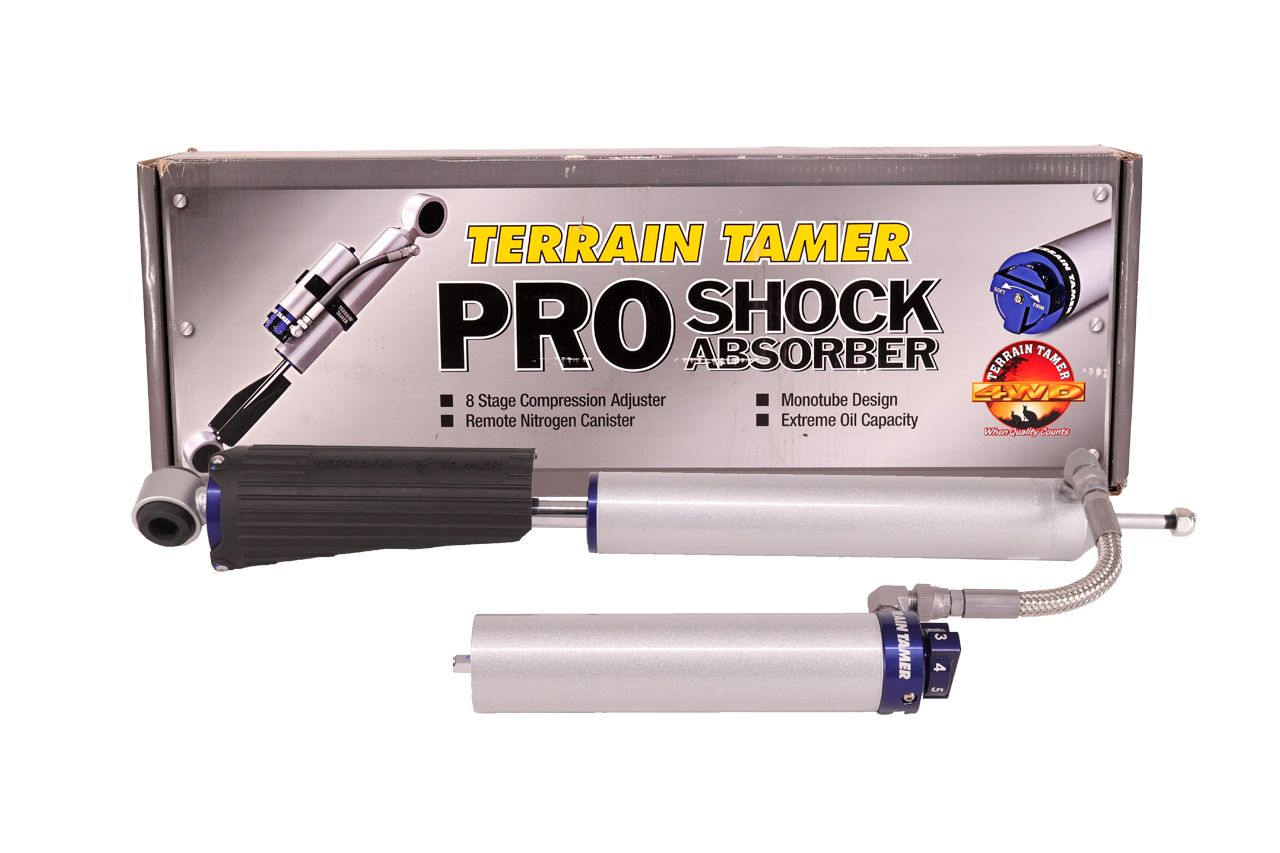 SHOCK ABSORBER FRT PAIR REMOTE RES 8 STAGE ADJUST 50MM LIFT 3