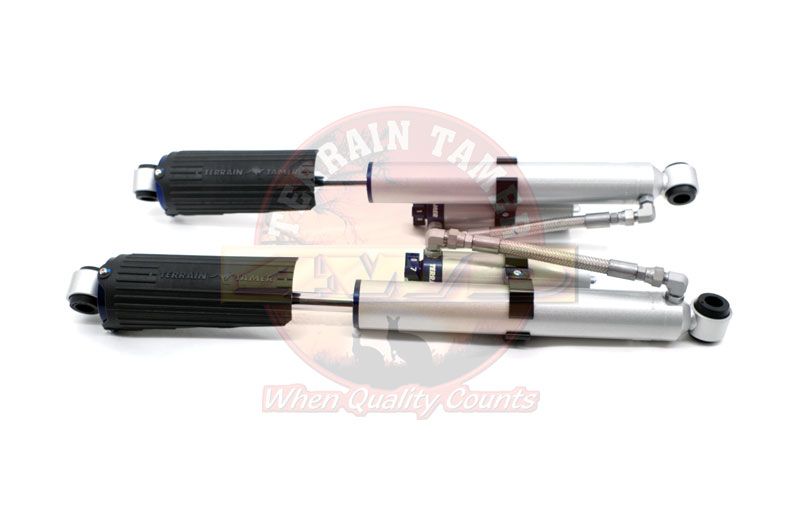 SHOCK ABSORBER REAR PAIR REMOTE RES 8 STAGE ADJUST 50MM LIFT 5