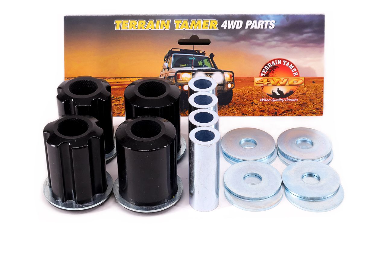 BUSH KIT CONTROL ARM LOWER 4 X BUSH 4 X TUBE 8 X WASHERS