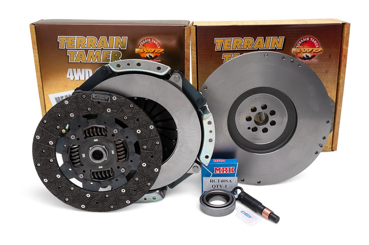 TERRAIN TAMER H/D CLUTCH KIT &amp; S/M FLYWHEEL LUK ZD30