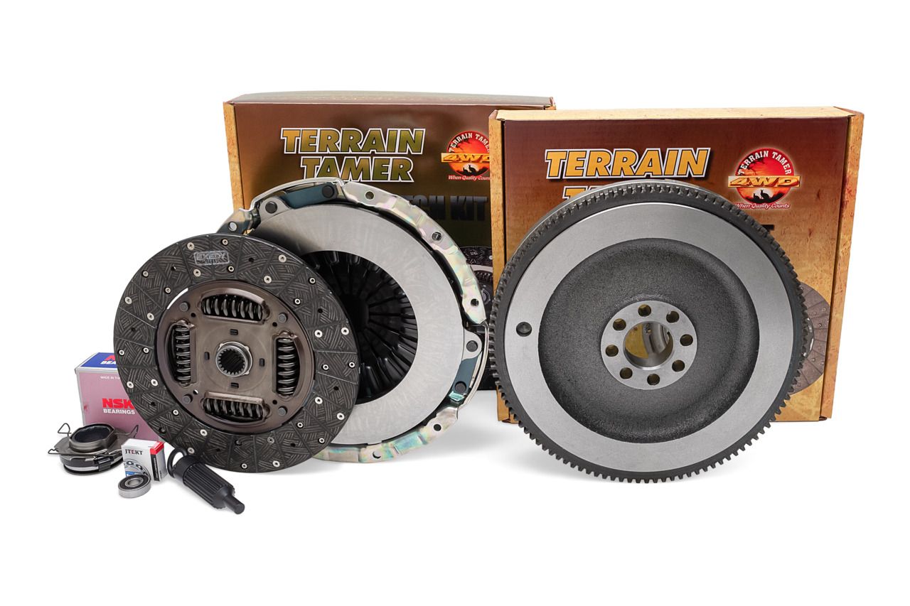 TERRAIN TAMER H/D CLUTCH KIT WITH FLYWHEEL
