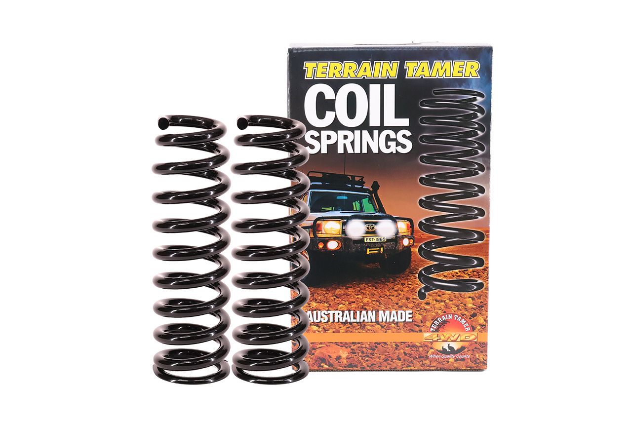 COILS FRONT RAISED 40MM TO 100KG SUITS B/BAR&amp;WINCH F/H=365MM