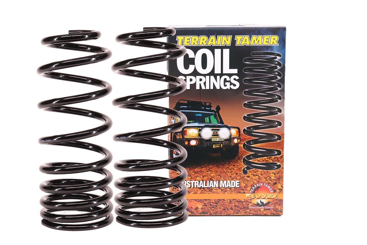 COILS REAR RAISED 40MM 100-250KG PROGRESSIVE RATE W&amp;WO KDSS
