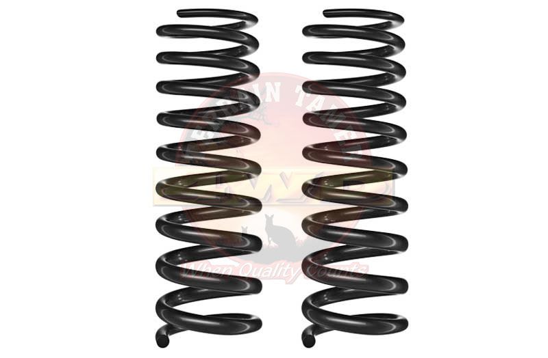COILS FRONT RAISED 40MM TO 100KG WITH BULL BAR TAPERED WIRE 2