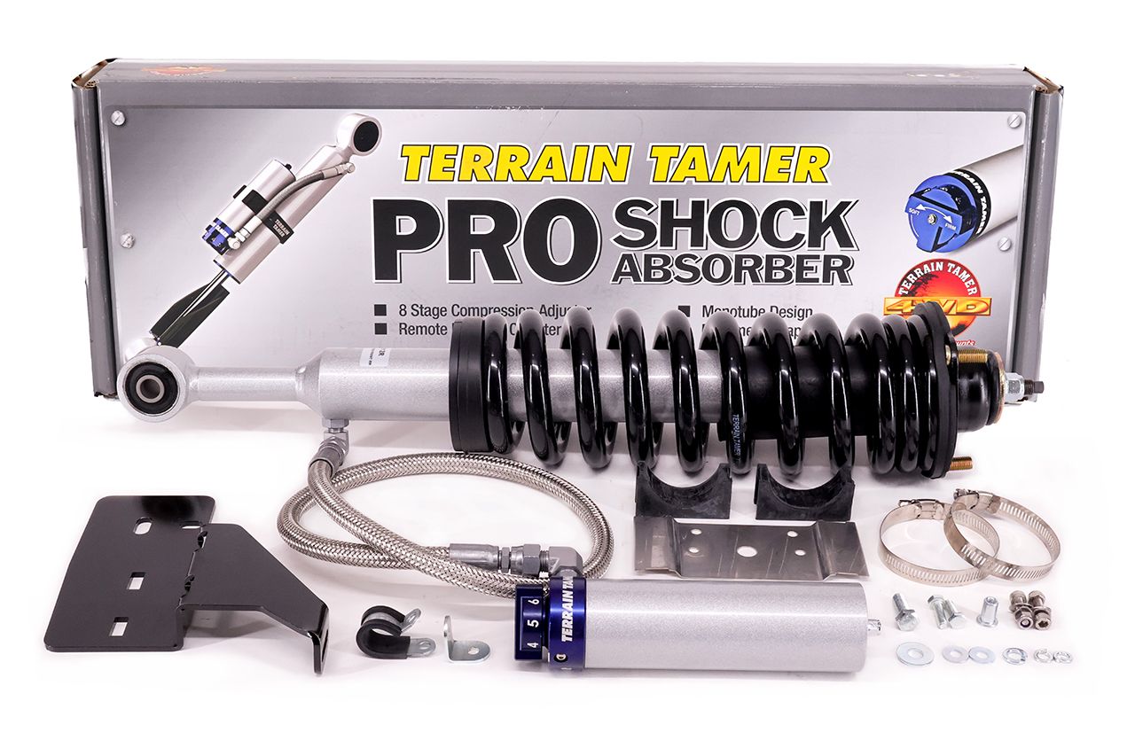 COIL OVER SHOCK ASSY PAIR RAISED 40MM -100KG WITH PRO SHOCK 1