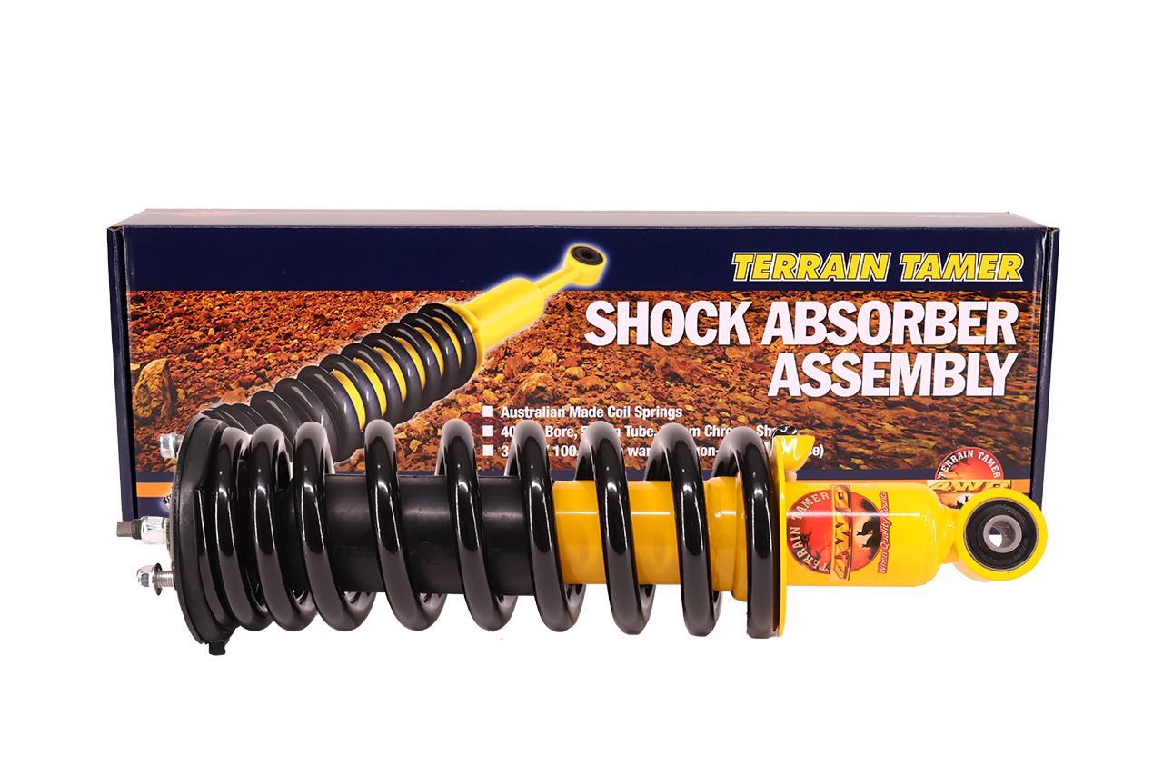 COIL OVER SHOCK ASSY PAIR RAISED 40MM TO 100KG WITH B/B &amp; W