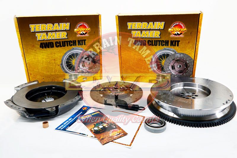 TERRAIN TAMER STD CLUTCH KIT &amp; S/M FLYWHEEL EXEDY ZD30 ONLY