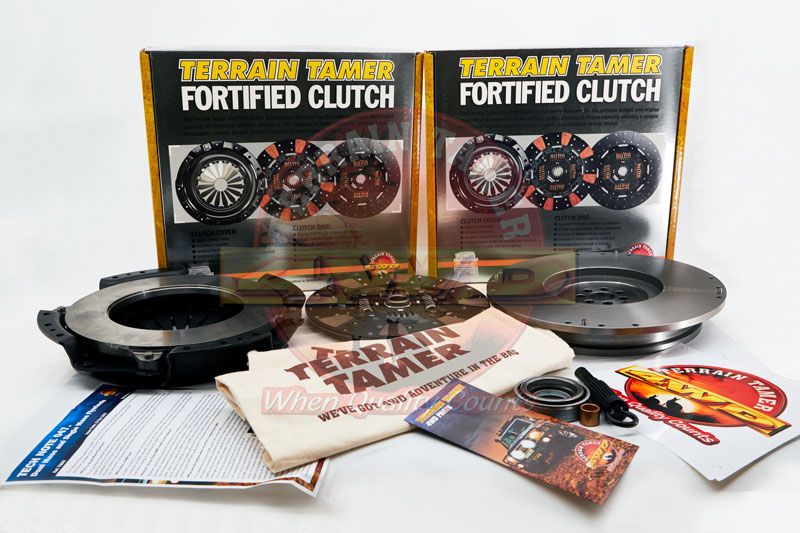 TERRAIN TAMER FORTIFIED CLUTCH KIT &amp; S/M FLYWHEEL ZD30