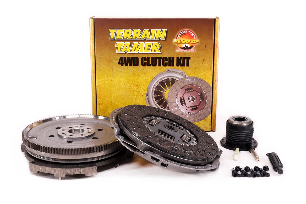 TERRAIN TAMER STD CLUTCH KIT DUAL MASS FLYWHEEL &amp; CSC