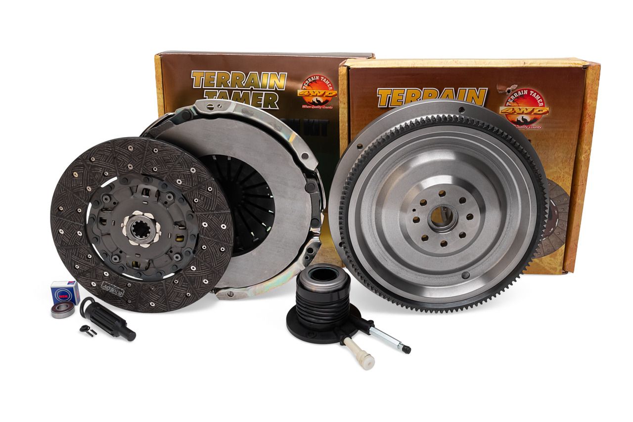 TERRAIN TAMER H/D CLUTCH KIT INC SINGLE MASS F/WHEEL &amp; CSS