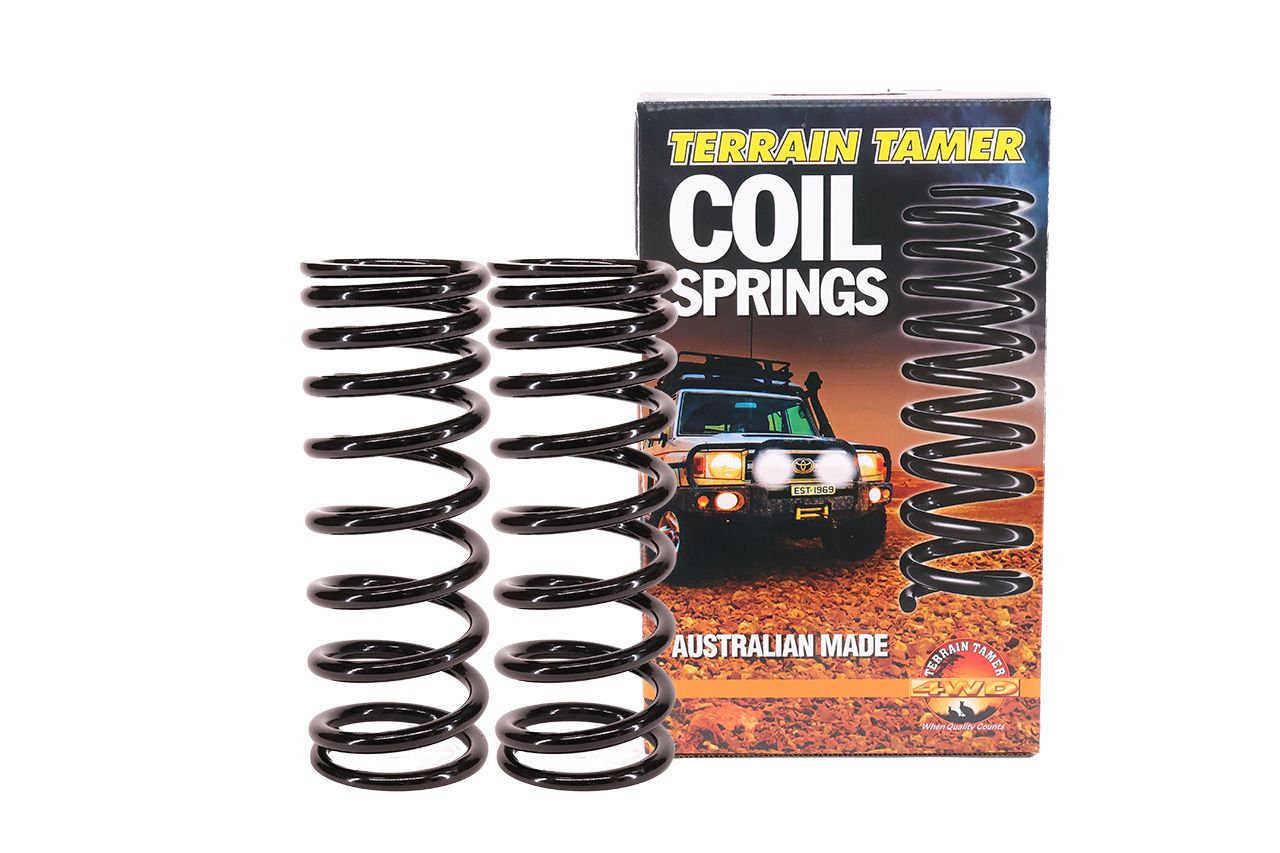 COILS REAR RAISED 40MM TO 300KG HEAVY DUTY PROGRESSIVE RATE 2